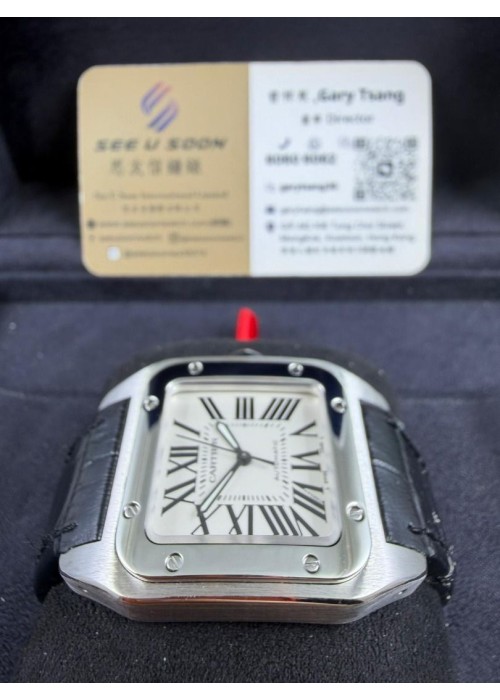 二手 ▶️  Cartier 卡地亞  Santos 100 ◀️  W20126X8