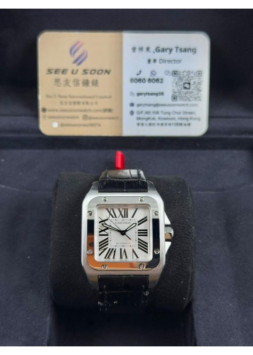 二手 ▶️  Cartier 卡地亞  Santos 100 ◀️  W20126X8