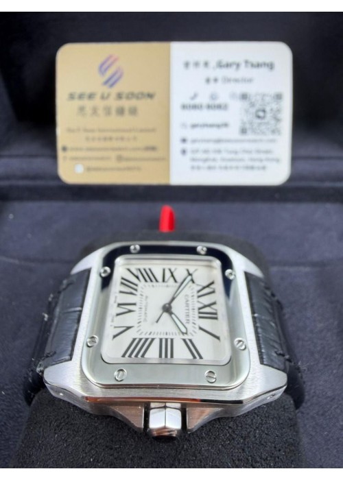二手 ▶️  Cartier 卡地亞  Santos 100 ◀️  W20126X8