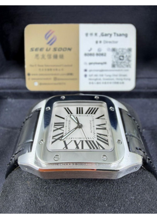 二手 ▶️  Cartier 卡地亞  Santos 100 ◀️  W20126X8