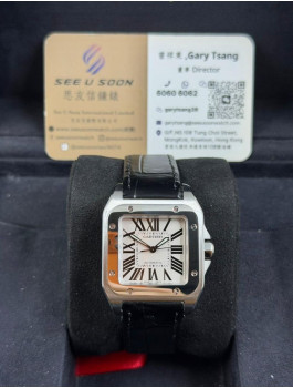 二手 ▶️  Cartier 卡地亞  Santos 100 ◀️  W20126X8