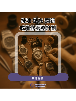 其他品牌 抹油 拋光 翻新 或維修服務計劃