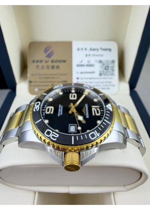 二手  ▶️  LONGINES 浪琴表   HydroConquest  ◀️   L3.781.3.56.7   2024年錶  (41mm) 