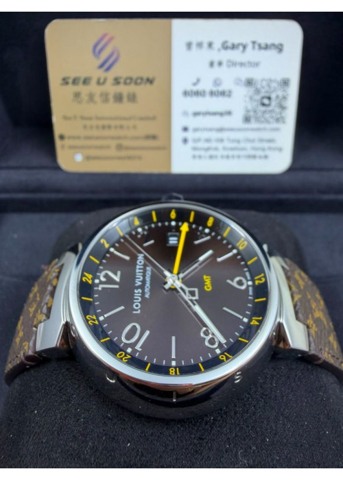 二手 ▶️ Louis Vuitton 路易威登  Tambour Essential GMT ◀️   Q1155  (41mm)