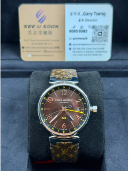 二手 ▶️ Louis Vuitton 路易威登  Tambour Essential GMT ◀️   Q1155  (41mm)