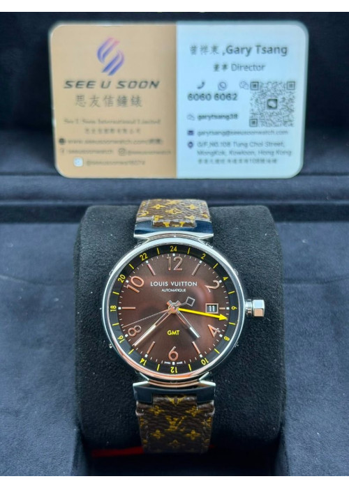 二手 ▶️ Louis Vuitton 路易威登  Tambour Essential GMT ◀️   Q1155  (41mm)