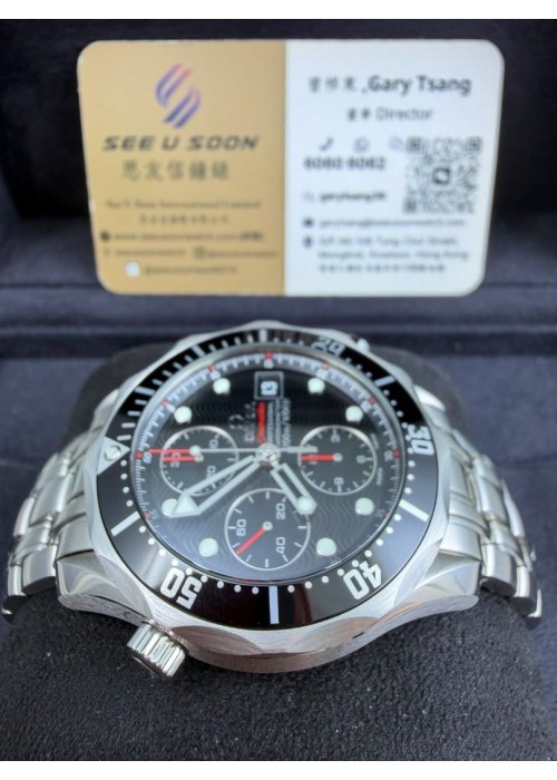 99% new  二手  ▶️  Omega 歐米茄 Seamaster Professional Chrono  ◀️  213.30.42.40.01.001 - 2013年錶 