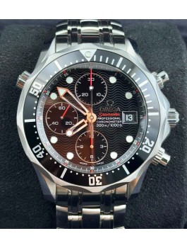 99% new  二手  ▶️  Omega 歐米茄 Seamaster Professional Chrono  ◀️  213.30.42.40.01.001 - 2013年錶 