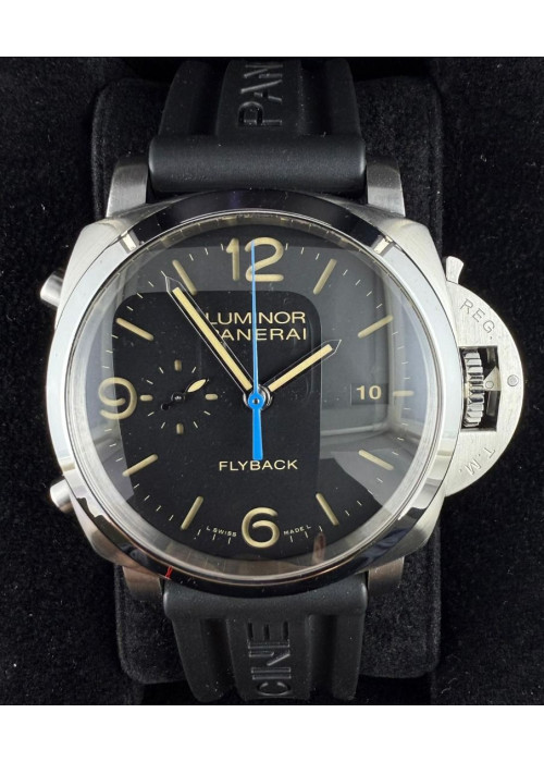 二手 ▶️ PANERAI 沛納海  LUMINOR 1950 CHRONO FLYBACK ◀️  PAM00524   (44mm) 