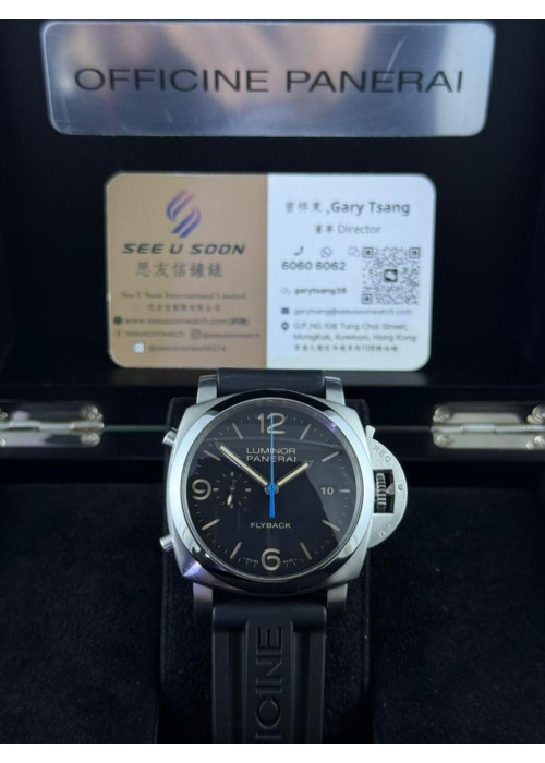 二手 ▶️ PANERAI 沛納海  LUMINOR 1950 CHRONO FLYBACK ◀️  PAM00524   (44mm) 