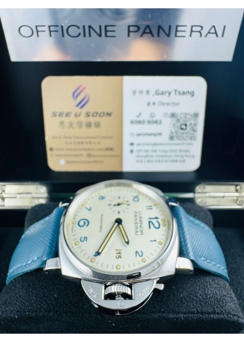 二手 ▶️ PANERAI 沛納海  LUMINOR DUE 3 Days Automatic Acciaio◀️  PAM00906 2019年錶   (42mm) 