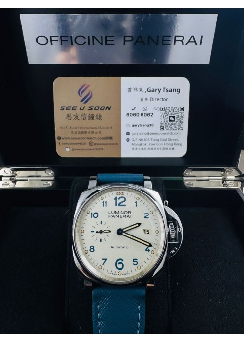二手 ▶️ PANERAI 沛納海  LUMINOR DUE 3 Days Automatic Acciaio◀️  PAM00906 2019年錶   (42mm) 