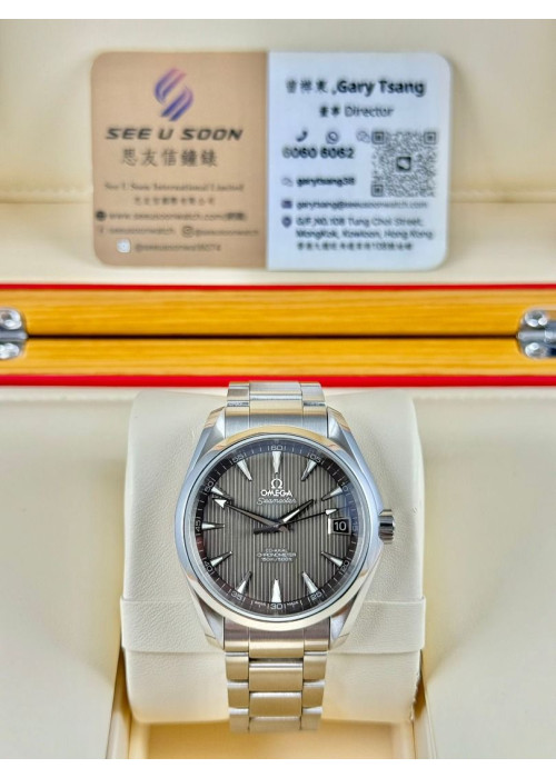 二手 ▶️ Omega 歐米茄 Seamaster  Aqua Terra ◀️ 231.10.39.21.06.001 2017年錶  