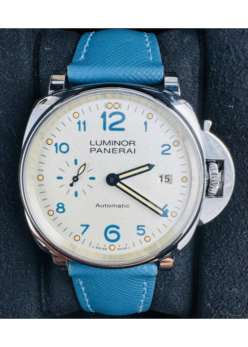 二手 ▶️ PANERAI 沛納海  LUMINOR DUE 3 Days Automatic Acciaio◀️  PAM00906 2019年錶   (42mm) 