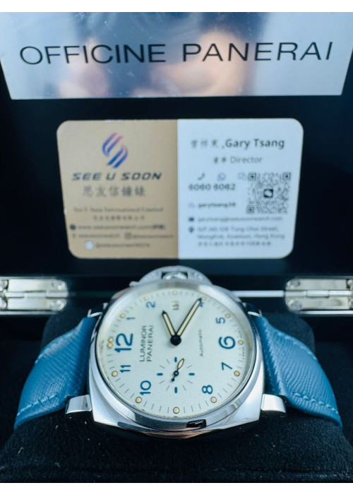 二手 ▶️ PANERAI 沛納海  LUMINOR DUE 3 Days Automatic Acciaio◀️  PAM00906 2019年錶   (42mm) 