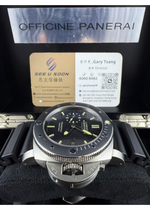 二手 ▶️ PANERAI 沛納海 LUMINOR 1950 ◀️ PAM00389 2017年錶 (47mm)