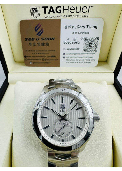 全新 ▶ TAG Heuer 泰格豪雅 LINK ◀ WAT2111.BA0950 2023年錶