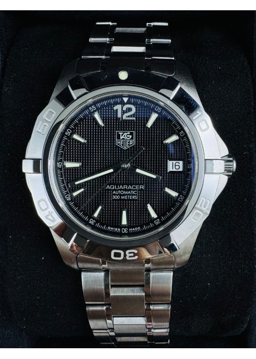 全新 ▶️  TAG Heuer 泰格豪雅  Aquaracer ◀️ WAF2111.BA0806 2007年錶 (39mm)  