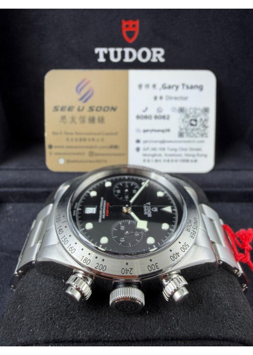 二手 ▶️ TUDOR 帝舵表 Black Bay Chrono ◀️ M79350N 2018年錶 (41mm) 