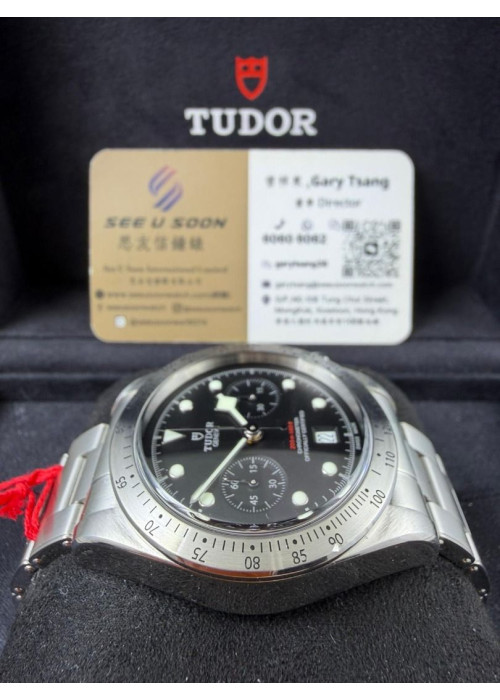 二手 ▶️ TUDOR 帝舵表 Black Bay Chrono ◀️ M79350N 2018年錶 (41mm) 