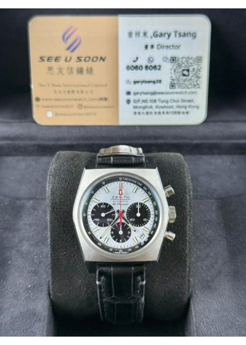 二手 ▶️ Zenith 真力時  El Primero Revival A384 ◀️ 03.A384.400/21.C815 2020年錶  (37mm) 