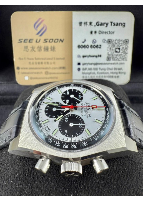 二手 ▶️ Zenith 真力時  El Primero Revival A384 ◀️ 03.A384.400/21.C815 2020年錶  (37mm) 