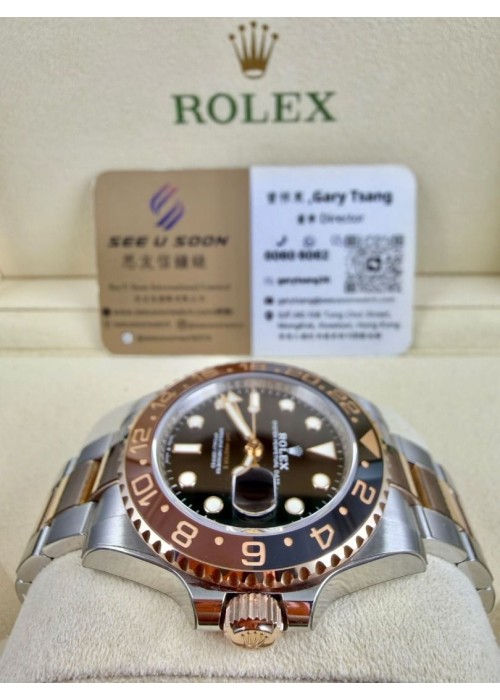 二手 ▶️  Rolex 勞力士   GMT-MASTER II ◀️  126711CHNR - 2019年錶 (40mm) 