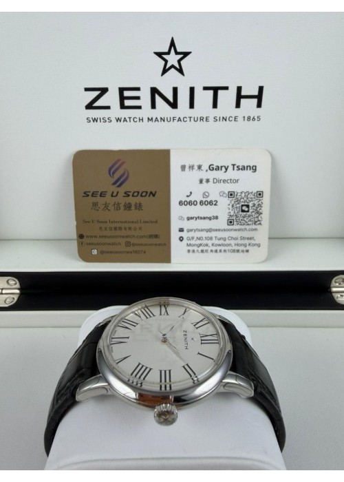 二手  ▶️  Zenith 真力時  Elite ◀️   03.2290.679/11.C493  (39mm)